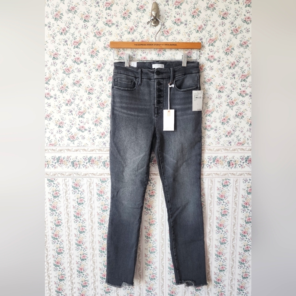 Good American Good Legs Cigarette Jeans